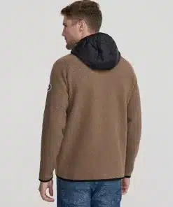 Holebrook Ruben Hood Windproof Jacket Walnut/Black