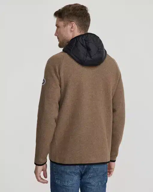 Holebrook Ruben Hood Windproof Jacket Walnut/Black
