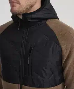 Holebrook Ruben Hood Windproof Jacket Walnut/Black
