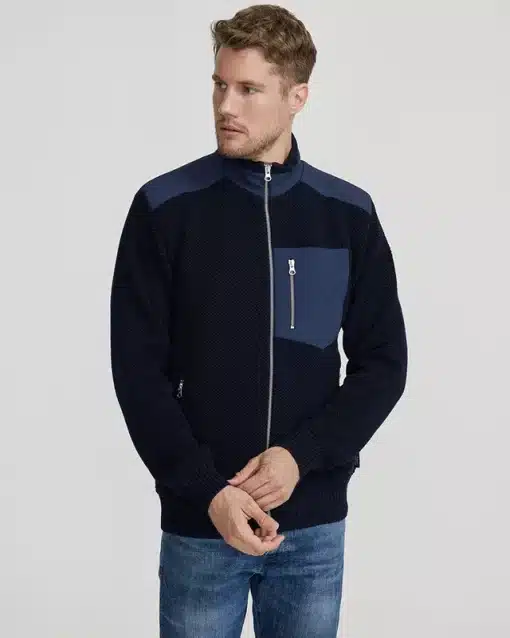 Holebrook Konrad Fullzip Windproof Jacket Navy