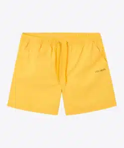 Les Deux Quinn Seersucker Swim Shorts Maize Yellow