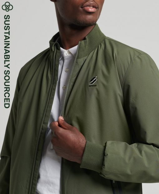 Superdry Code Training Harrington Jacket Dark Moss