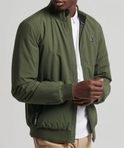 Superdry Code Training Harrington Jacket Dark Moss