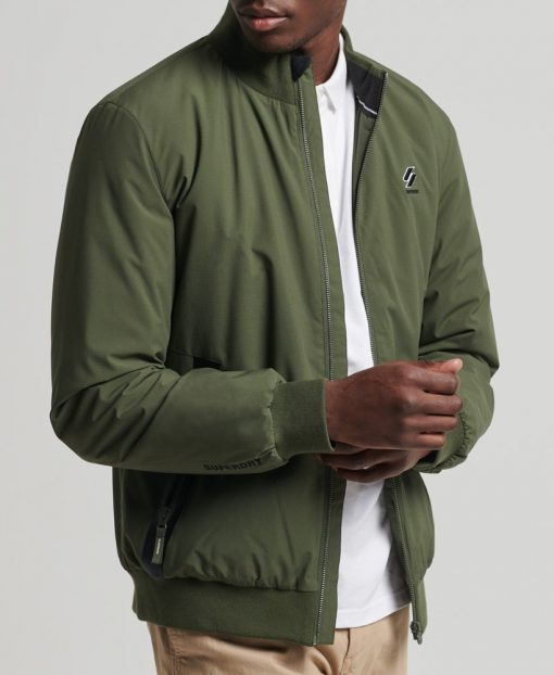 Superdry Code Training Harrington Jacket Dark Moss