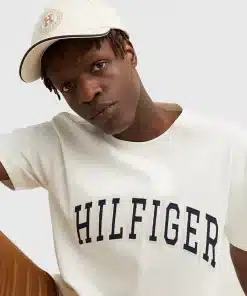 Tommy Hilfiger Arch Casual Logo Tee Ivory