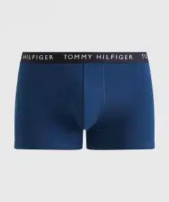 Tommy Hilfiger 3-Pack Essential Logo Waistband Trunks Twilight In/Red Alert/Hawiian Coral