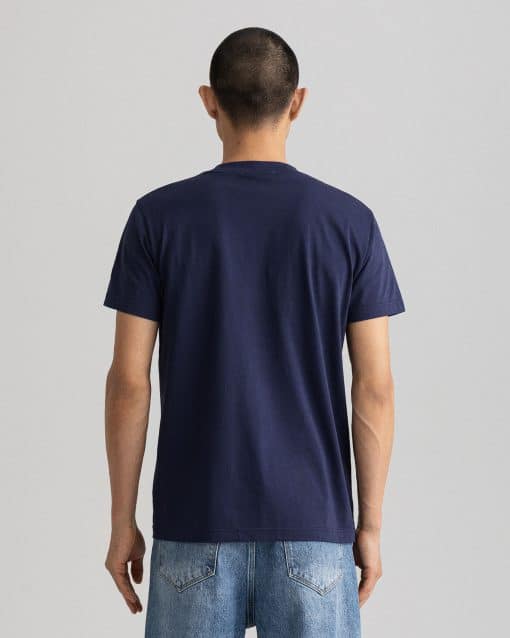 Gant Tonal Archive Shield T-shirt Evening Blue