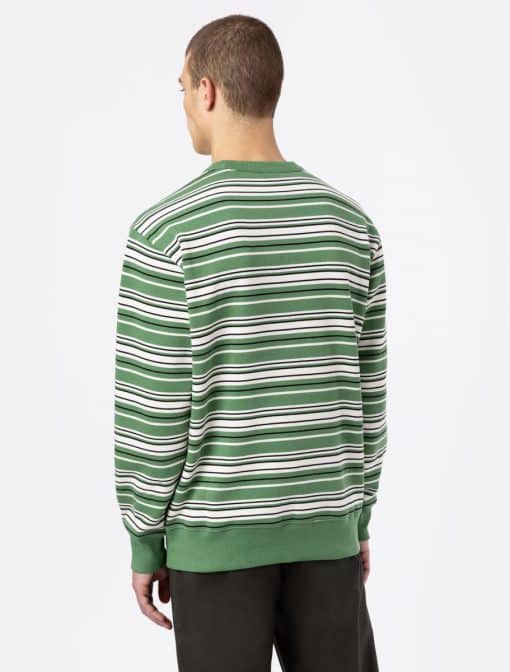 Dickies Westover Stripe Sweatshirt Dark Ivy