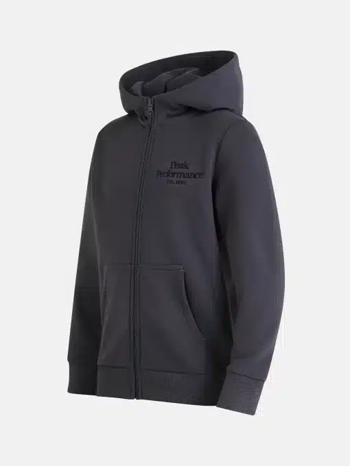 Peak Performance Original Zip Hood Junior Motion Grey