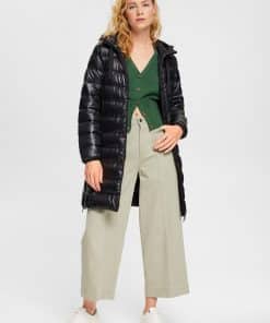 Esprit Quilted Coat Black
