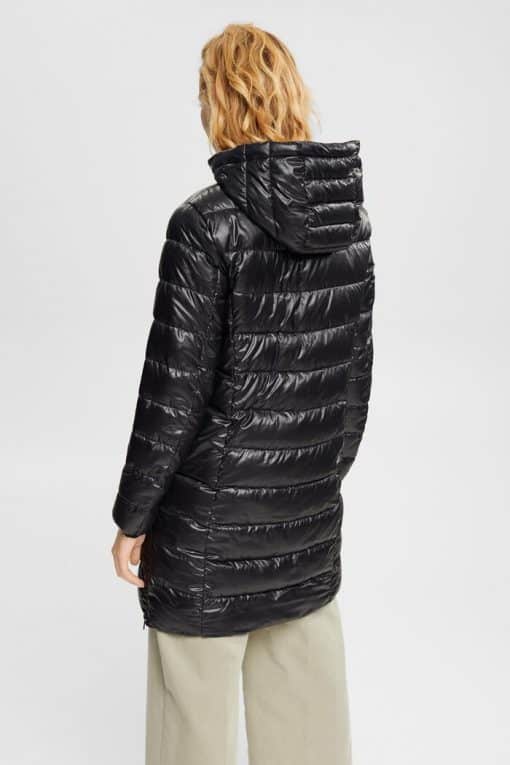 Esprit Quilted Coat Black
