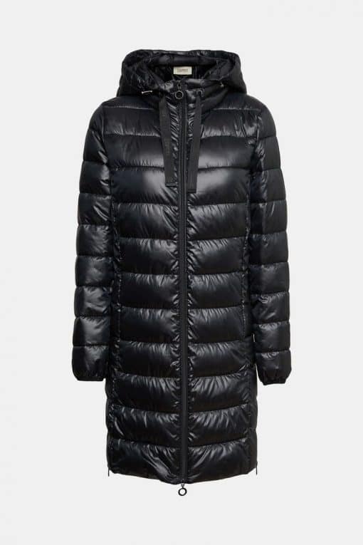Esprit Quilted Coat Black