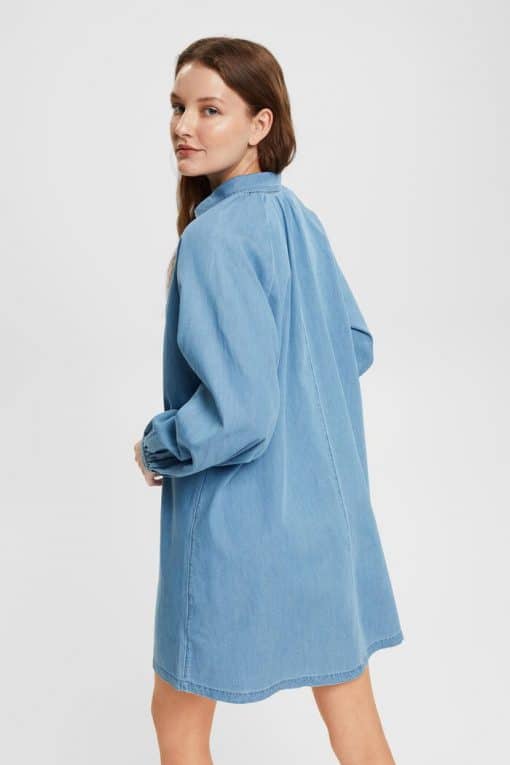 Esprit Denim Dress Light Blue Washed