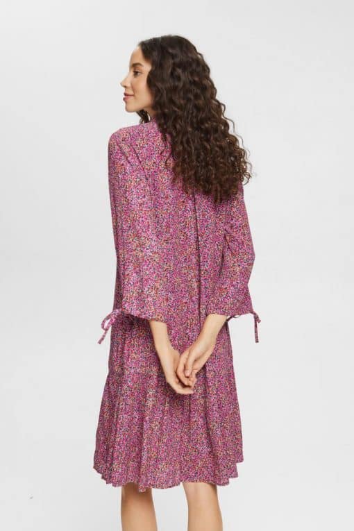 Esprit Flower Dress Navy/Pink