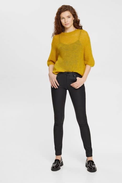 Esprit Coated Pants Black