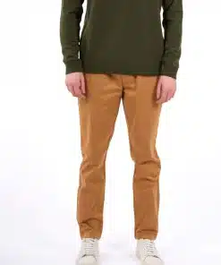 Knowledge Cotton Apparel Luca Slim Comfort Pants Brown Sugar