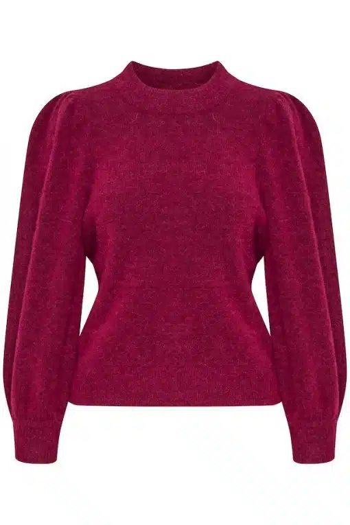 Gestuz Alpagz Pullover Raspberry Radiance Melange