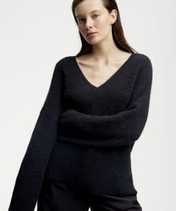 Gestuz Alphagz V-Pullover Black