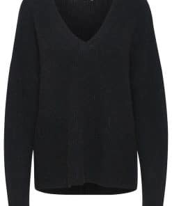 Gestuz Alphagz V-Pullover Black