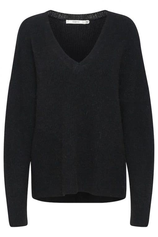 Gestuz Alphagz V-Pullover Black