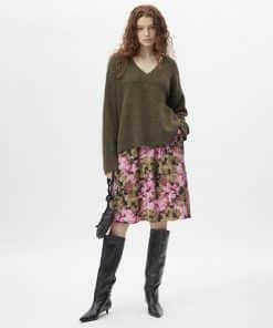 Gestuz Taralyngz HW Skirt Artistic Pink Flower