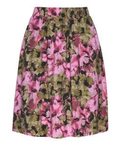 Gestuz Taralyngz HW Skirt Artistic Pink Flower