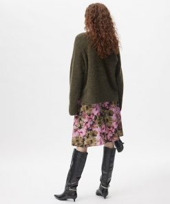 Gestuz Taralyngz HW Skirt Artistic Pink Flower