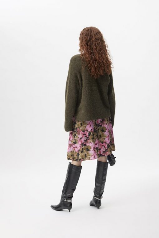 Gestuz Taralyngz HW Skirt Artistic Pink Flower