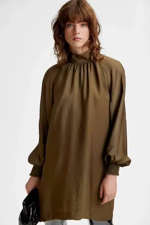 Gestuz Luellagz Dress Dark Olive