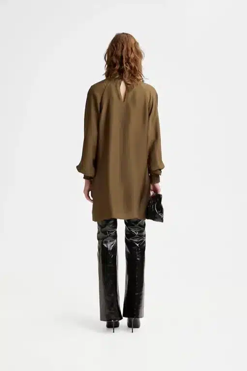Gestuz Luellagz Dress Dark Olive