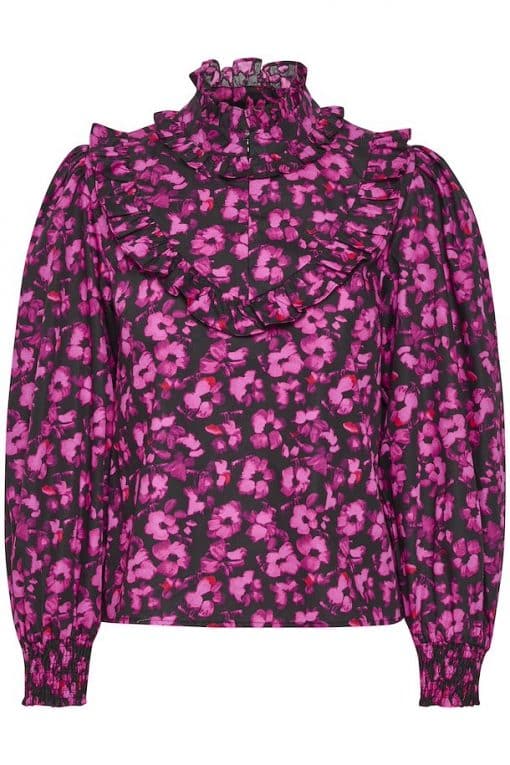 Gestuz Dayagz Blouse Pink Flower