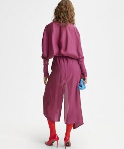 Gestuz Luellagz Maxi Dress Raspberry Radiance
