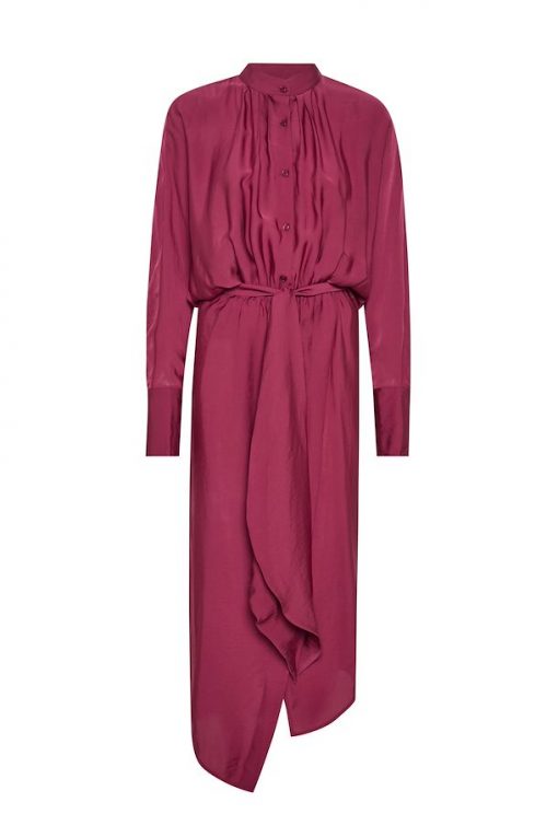 Gestuz Luellagz Maxi Dress Raspberry Radiance