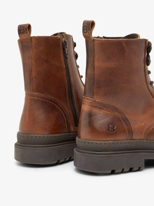 Bianco Biagrant Lace Up Boot Cognac
