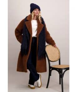 Balmuir Aurora Kid Mohair Scarf Midnight