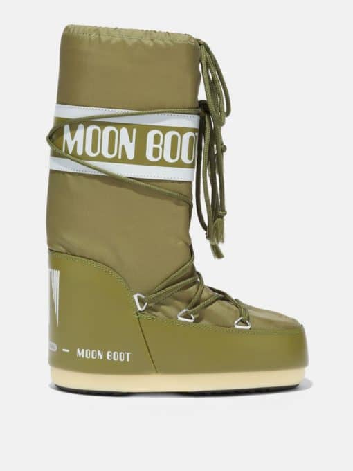 Moon Boot Icon Nylon Shoes Khaki