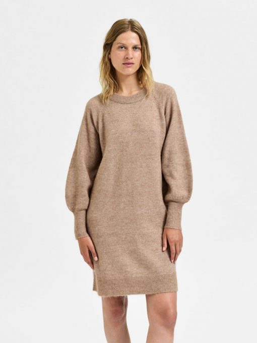 Selected Femme Lulu Knit Dress Amphora