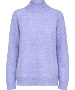 Selected Femme Lulu High Neck Jacaranda