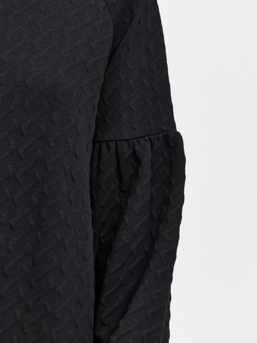Selected Femme Rose High Neck Dress Black