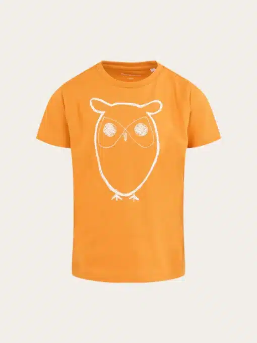 Knowledge Cotton Apparel Big Owl T-shirt Desert Sun
