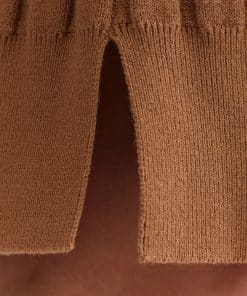 Gant Woman Twisted Cable Dress Roasted Walnut