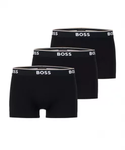 Boss 3-Pack Logo Boxers Black