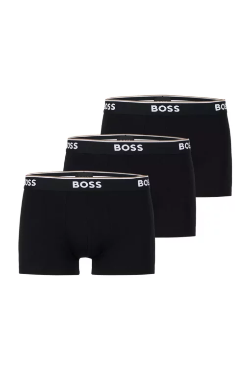 Boss 3-Pack Logo Boxers Black