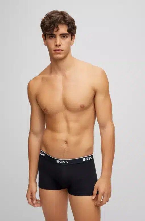 Boss 3-Pack Logo Boxers Black