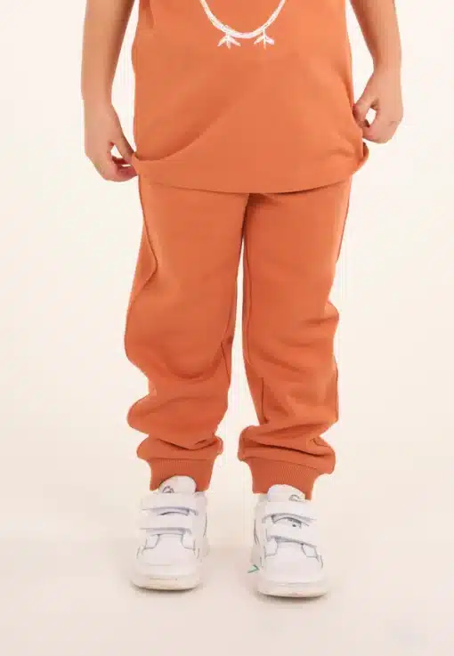 Knowledge Cotton Apparel Jog Pant Autumn Leaf