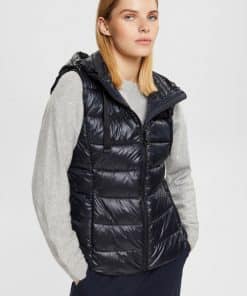 Esprit Quilted Vest Black