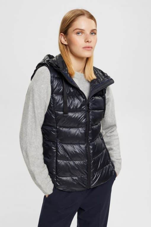 Esprit Quilted Vest Black
