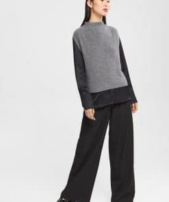 Esprit Knitted Vest Medium Grey