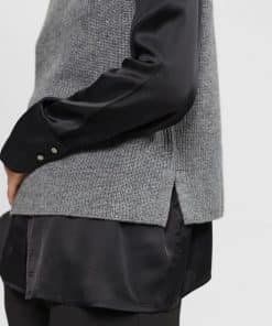 Esprit Knitted Vest Medium Grey