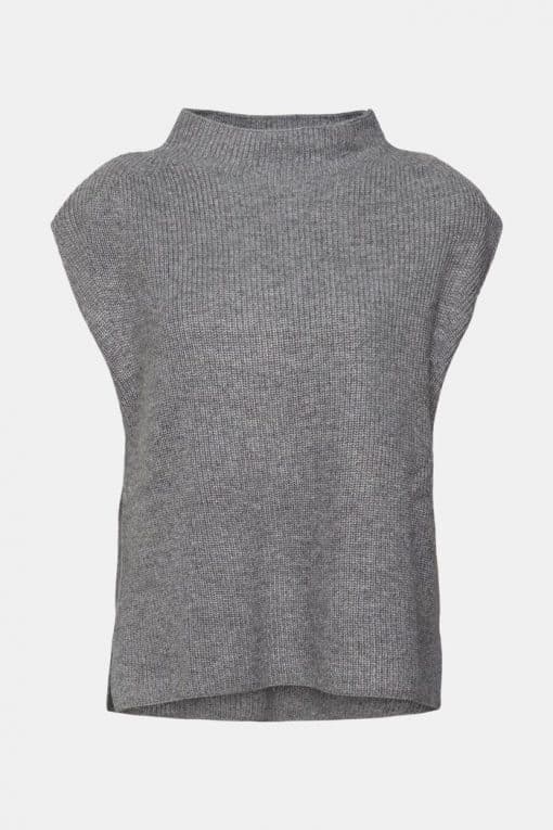 Esprit Knitted Vest Medium Grey